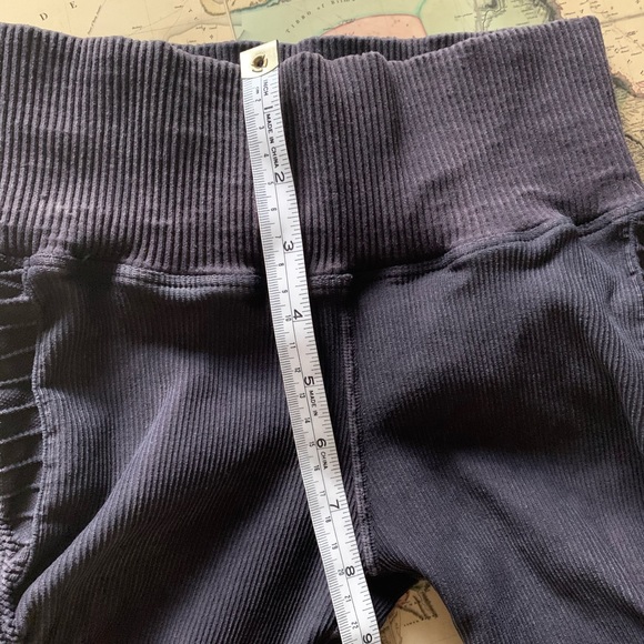 Free People Washed Eggplant Leggings Sample XS - Picture 3 of 11